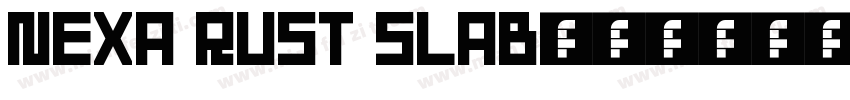 Nexa Rust Slab字体转换